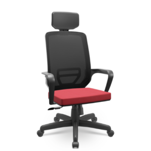 Cadeira Adrix Presidente - Base Standard - Com Apoio De Cabeça